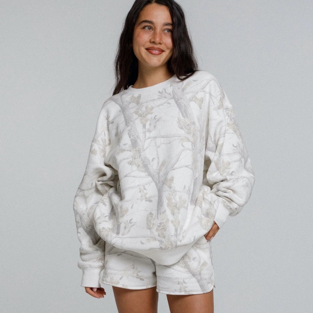 DAIRY BOY Woodland Camo Crewneck